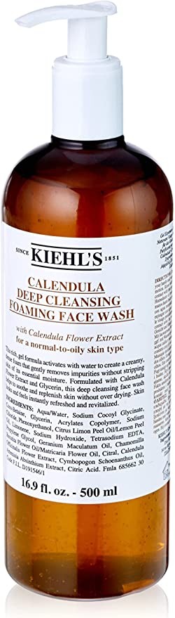 Kiehl's Calendula Deep Cleansing Foaming Cleanser, 500ml/16.9oz