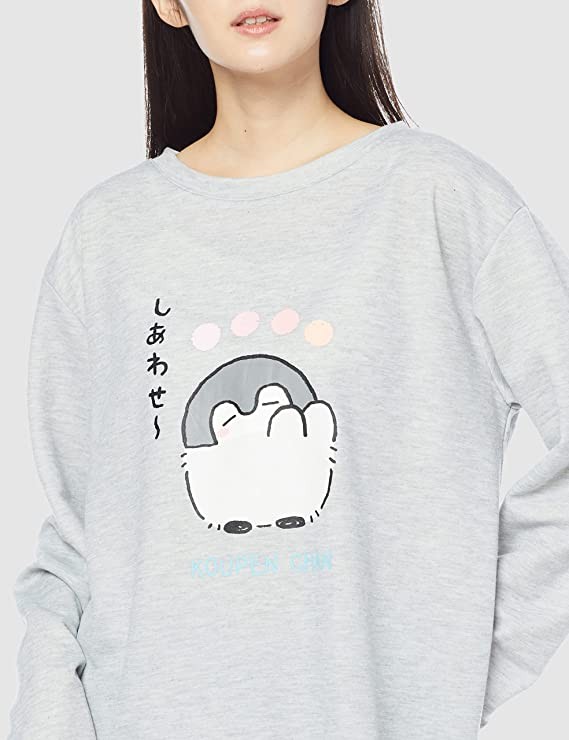 [Pegasus Japan (Hyuma Nihon)] Pajama Set for Little Men [Bear Happiness~ Printed Pajamas Loose Fit] KP42570 (Gray) Gray L (Unisex), Gray, L