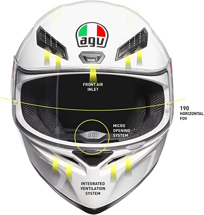 AGV Full Cover Motorcycle Helmet