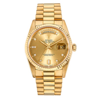 Rolex Weekly Calendar 18k Gold